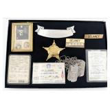 Chicago Police Captain James Delaney Obsolete Badg