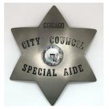 Obsolete Chicago City Council Special Aide Star Ba