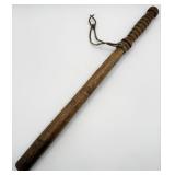 Vintage Wood Chicago Police Baton / Billy Club Wit