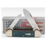 2019 Case XX Turquoise Curly Maple Canoe Knife 721