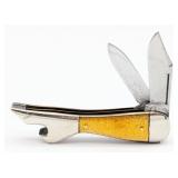 1920-40 Case Tested XX Gold Glitter Celluloid Lady