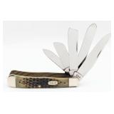 1996 Case XX 'The Beast' Green Bone 5-Blade Trap