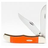 2007 Case XX Orange Micarta Sawtooth Folding Hunte
