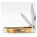 1976 Case XX Gray Letter Stag Medium Texas Jack Kn