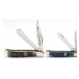 (2) Ltd Edition Case XX Mini Trapper & Dogleg Jack