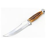 1940-65 Case XX Stag Fixed Blade Hunting Knife 523