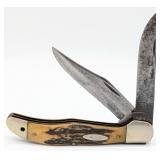 1940-65 Case XX Stag Folding Hunter 5265