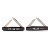 (2) 1979 Case XX Diamond Jubilee Pen Knives