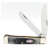 2002 Case XX Flag Shield Black Bone Trapper 6254