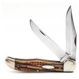 1940-64 Case XX Custom Scrolled Bolster Green Bone