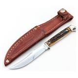 1940-65 Case XX Stag Small Hunter Fixed Blade w/ S