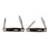 (2) 1975 Case XX Jig Bone Eisenhower 06263