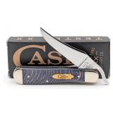 2025 Case XX Smooth Blue Sycamore Wood Russlock 71
