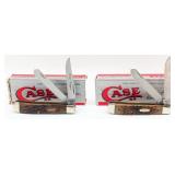 1987 & 89 Case XX Jig Bone Mini Trappers 6207 w/ B