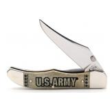 2016 Case XX U.S. Army Smooth Green Bone Mid Foldi