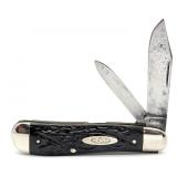 1920-40 Case Tested XX Rough Black 2-Blade Jack Kn