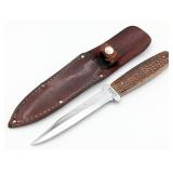1940-65 Case XX Green Bone Fixed Blade Knife 161 w