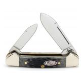 2002 Case XX Flag Shield Black Bone Baby Butterbea