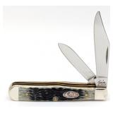 2002 Case XX Flag Shield Black Bone Small Coke Bot