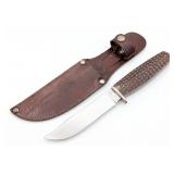 1940-65 Case XX Green Bone Slab Side Hunter Fixed