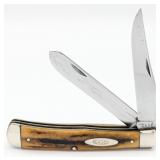 1940-64 Case XX 1st Model Frame Stag Trapper Knife