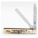 2006 Case XX Blue Scroll Stag Baby Doc 5282