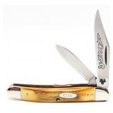 1977 Case XX Blue Scroll Stag Medium Texas Jack Kn