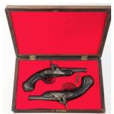 Joseph Dimarco .35 Cal Percussion Pistol Pair