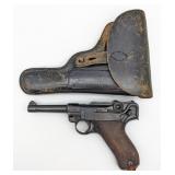 Commercial DWM Model 1923 7.65mm Luger Pistol w/ H
