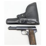 WWII Astra Model 600/43 9mm Semi Auto Pistol w/ Ho
