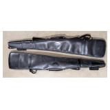 (2) Authentic Holland & Holland .500 H&H Black Lea