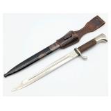 WWII German Eickhorn Dress Bayonet w/ Scabbard & F