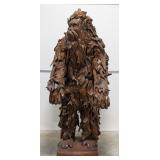 7ft Teak Wood Sasquatch Big Foot Sculpture