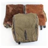(3) WWII German Field Backpacks