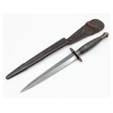 WWII English Type 3 Fairbairn Sykes Dagger w/ Shea