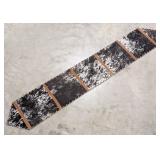 Multi Color Cowhide Table Runner