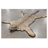 ULTRA RARE White Tiger Rug Taxidermy by Van Ingen