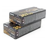 100 Rnds of Ammo Incorp. 357 Sig 124gr TMC Cartrid