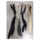 (4) Tanned African Animal Tails