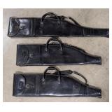 (3) Authentic Vtg Holland & Holland Black Leather