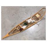 Vtg Snow Shoe Deer Skull & Antler Display