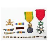 WWI French Medal & Ribbon Collection