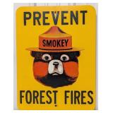 Vintage Smokey The Bear Fiberglass Provent Forest