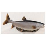 Lake Trout Full Body Taxidermy Mount on Barnwood