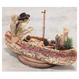 Wilderness Explorer Chipmunk w/ Birch Bark Canoe