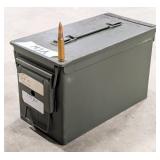 Approx 130 Rnds of Reloaded .308 Win w/ Ammo Can