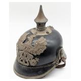 WWI Imperial German Prussian Spike Top Pickelhaube