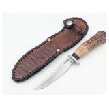 Custom Randall Model 7 Crown Stag Fisherman Knife