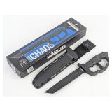 Cold Steel Chaos Tanto Knuckle Fighter w/ Sheath &