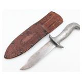 WWII Pacific Theater Fighting Knife w/ Named Sheat